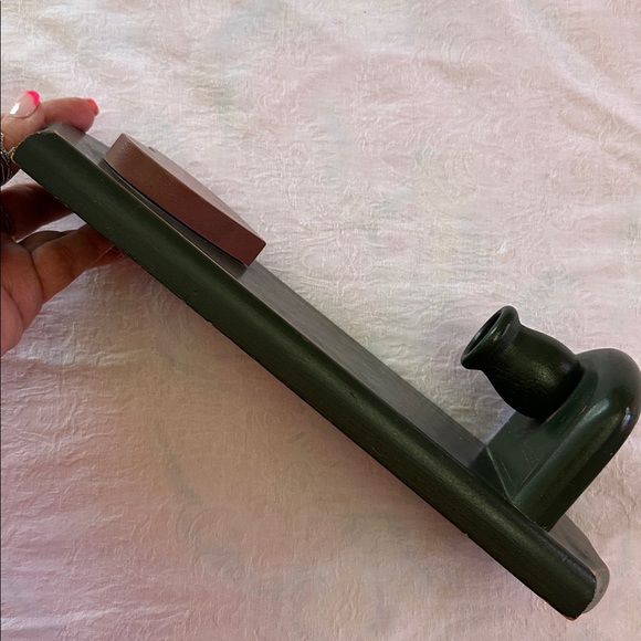 Amish Candle Shelf Vintage Timeworn Heart American Heirloom Sconce - Picture 6 of 7